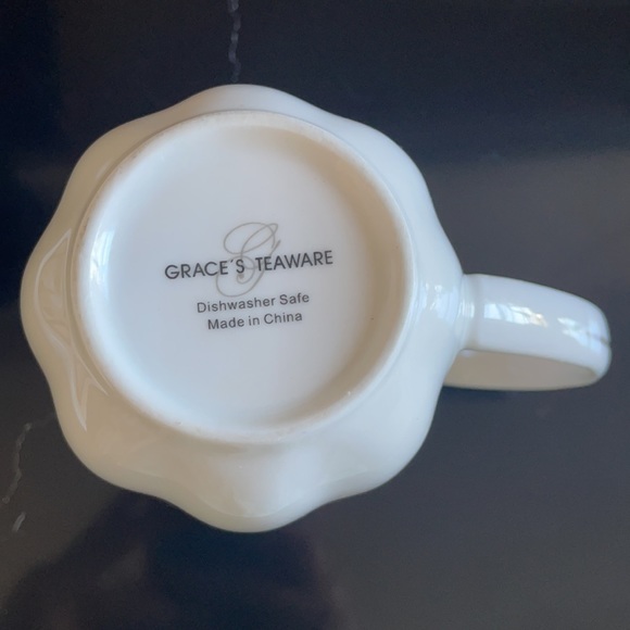 Pink and White Metallic Mug - Picture 2 of 4